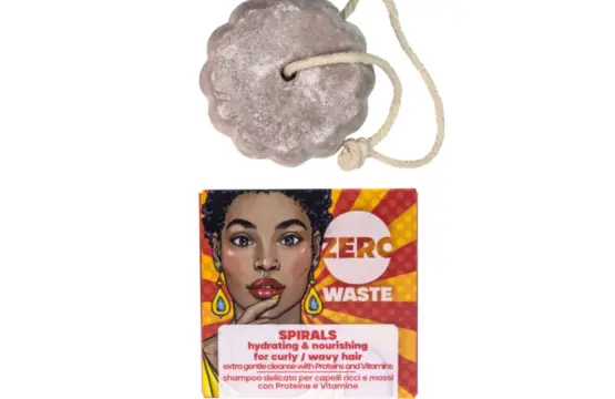 BioGentleaf Zero Waste Spirals Pastilla de Champú sin Sulfato 60gr